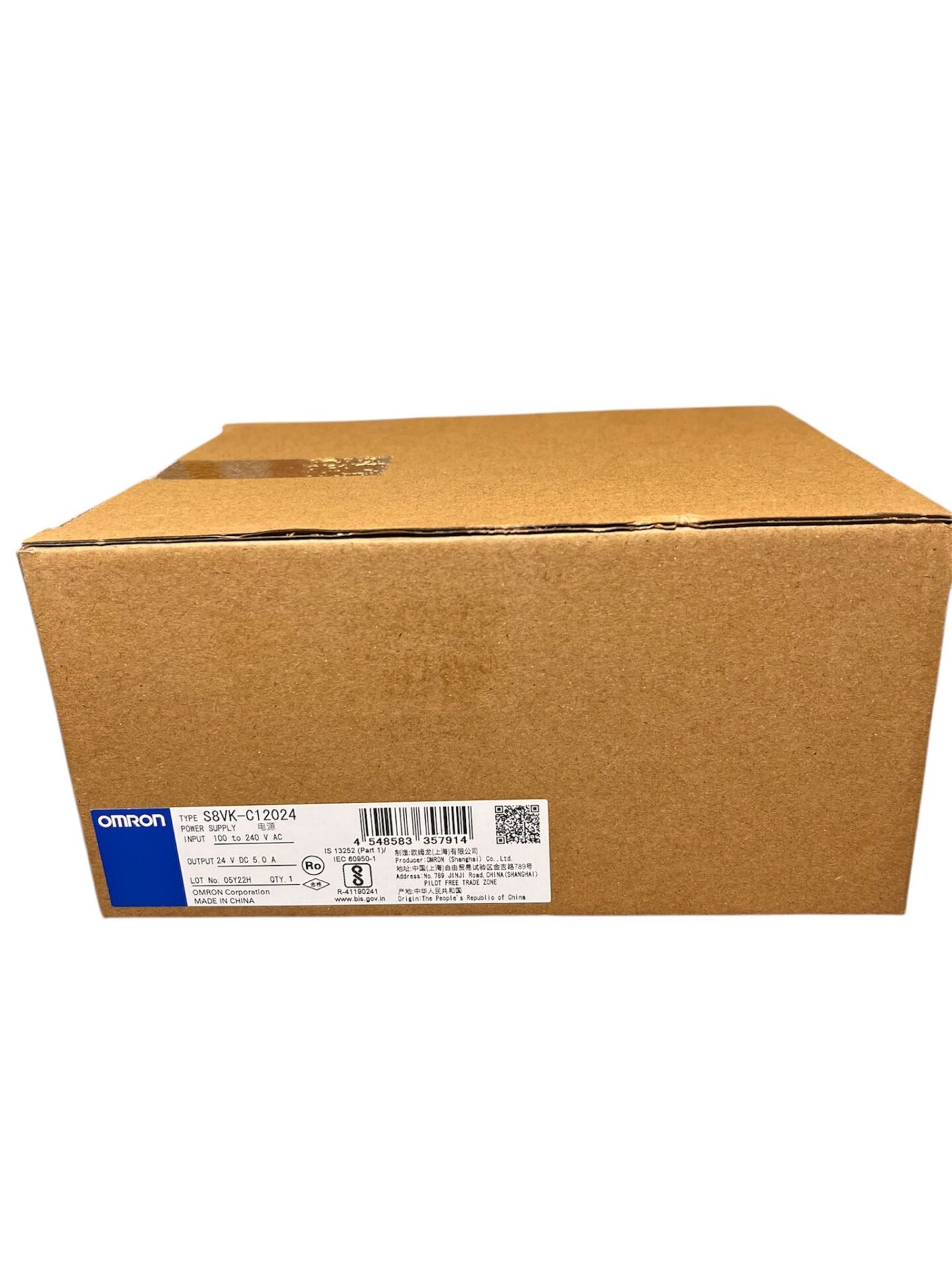 OMRON S8VK-C12024 24V 5A Güç Kaynağı