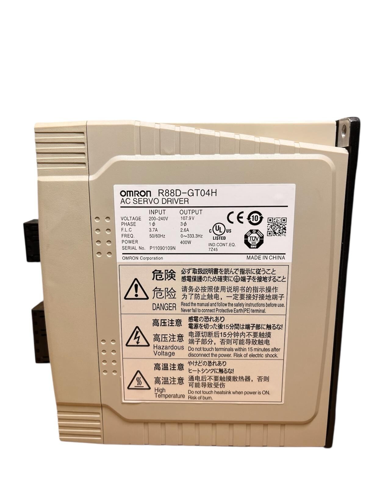 Omron R88D-GT04H AC Servo Sürücü | 400W  Endüstriyel Servo Amplifier