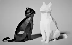 Kedi Figürü 3D Baskı